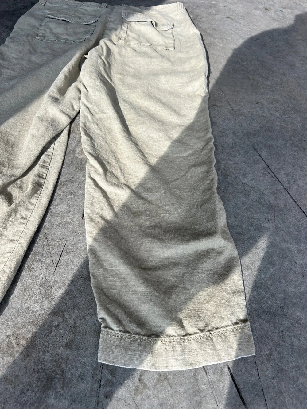 J. Crew Light Khaki Cargo Jogger Pants